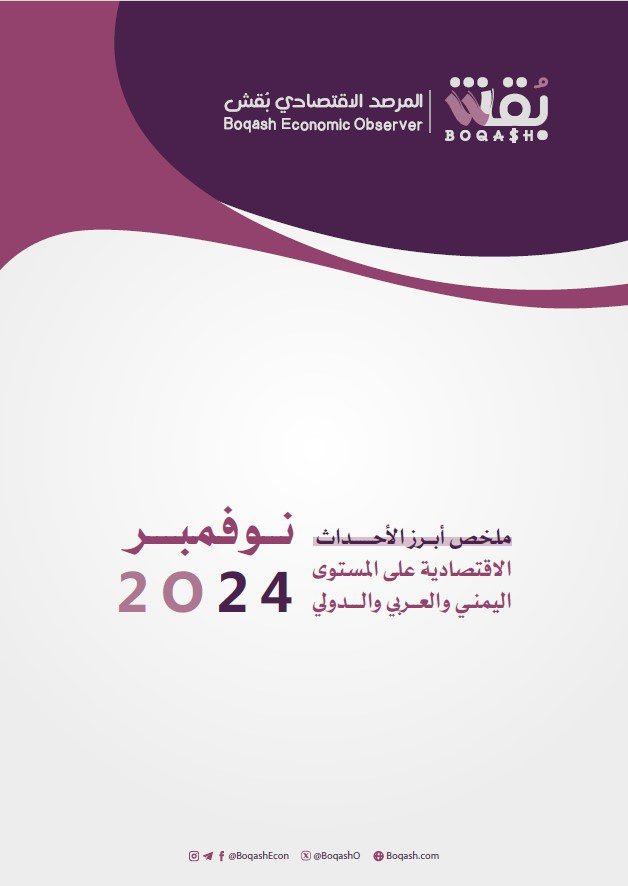 ملخص اقتصاد بقش لشهر نوفمبر 2024